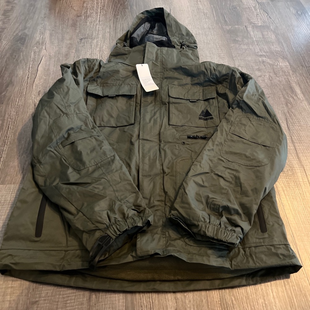 NWT mecastar 3 in 1 waterproof windproof size medium packable ski jacket